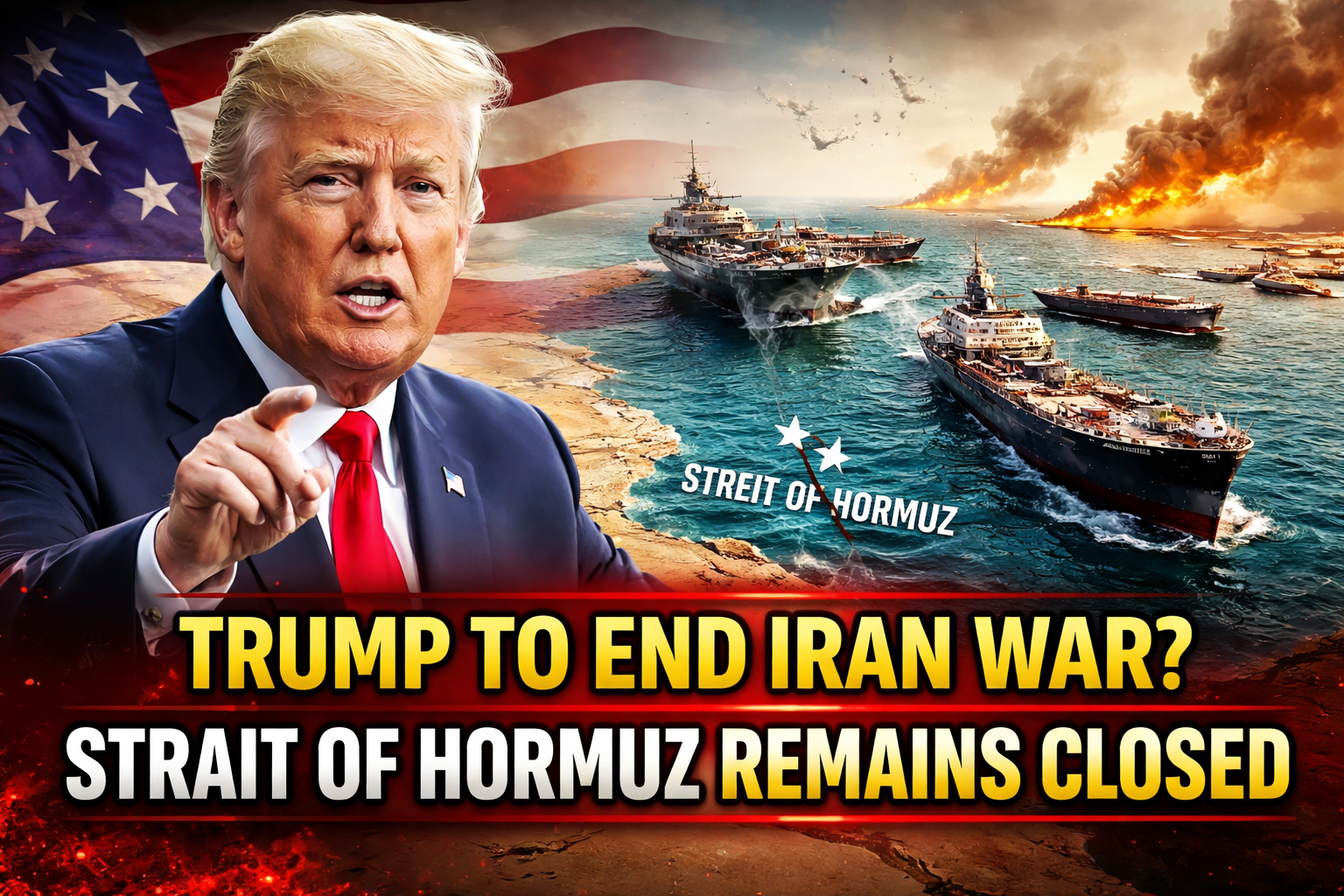 You are currently viewing Trump May End Iran War Without Reopening Strait of Hormuz: Global Impact Explained